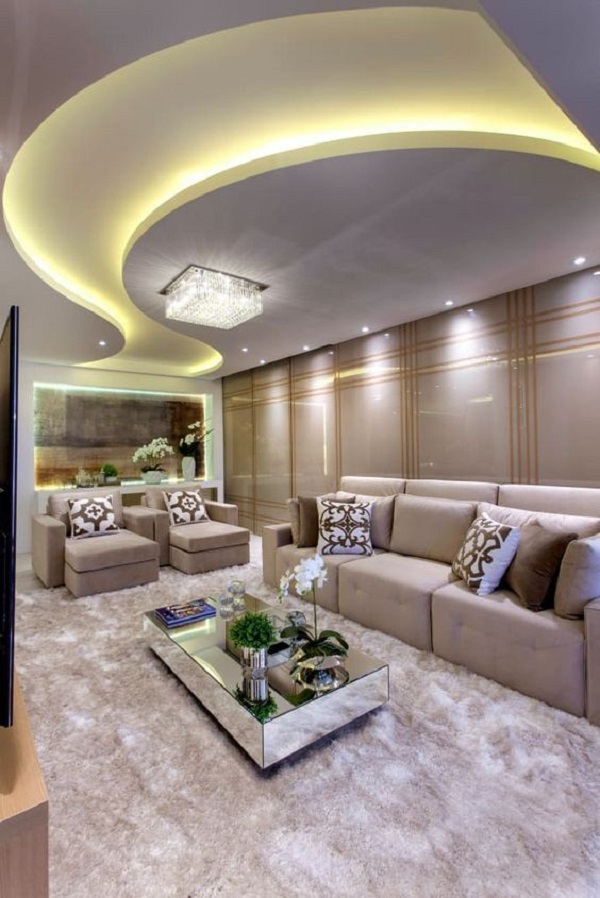 erros comuns ao instalar sanca de gesso na sala