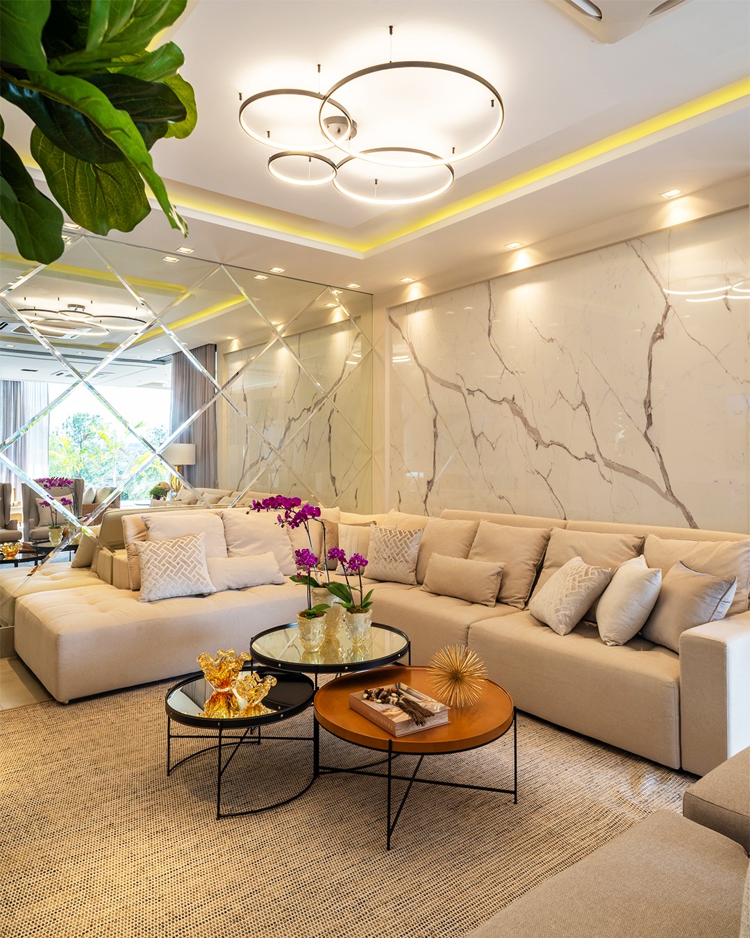 quanto custa instalar sanca de gesso na sala