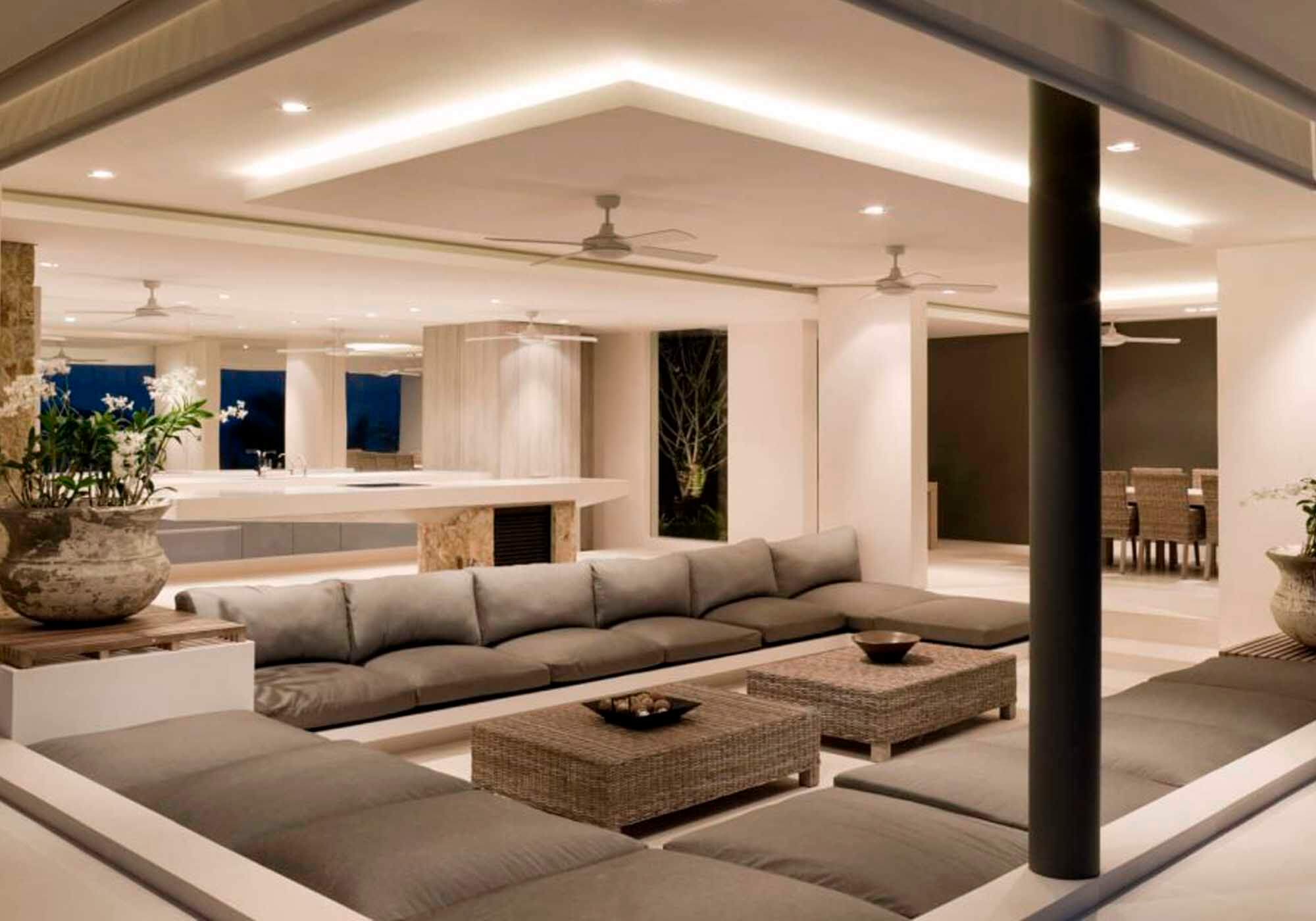 erros comuns ao instalar sanca de gesso na sala