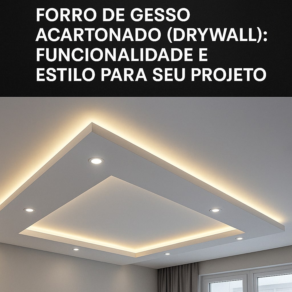 forro de gesso liso vs sanca aberta qual escolher