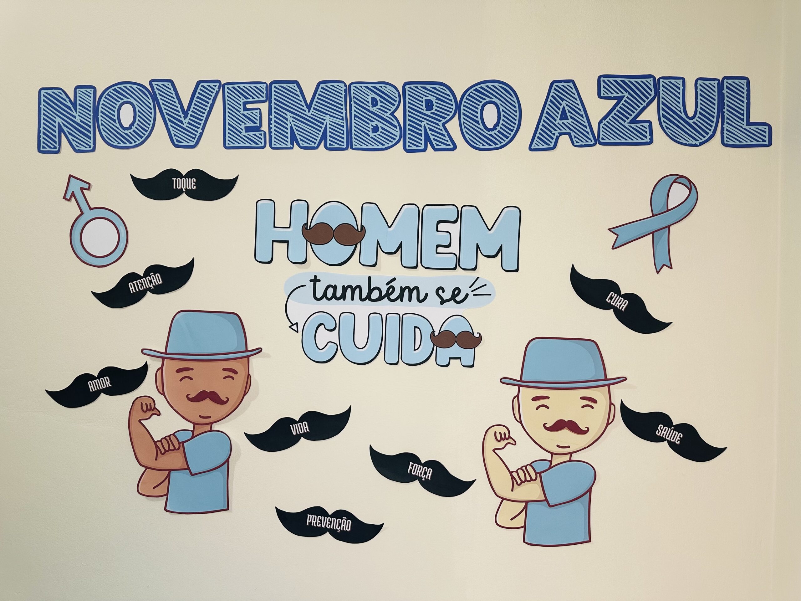 molde bigode novembro azul para recortar