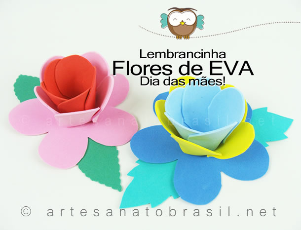 erros comuns ao usar moldes de flores de eva