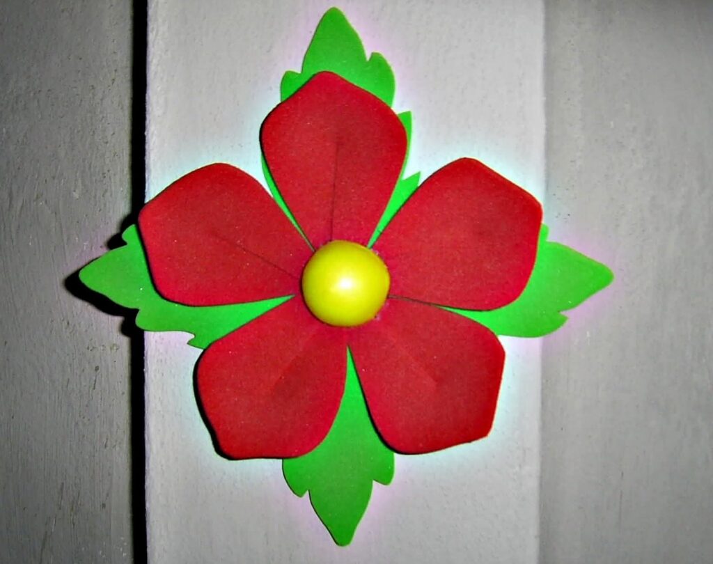 moldes de flores de eva vs moldes de papel