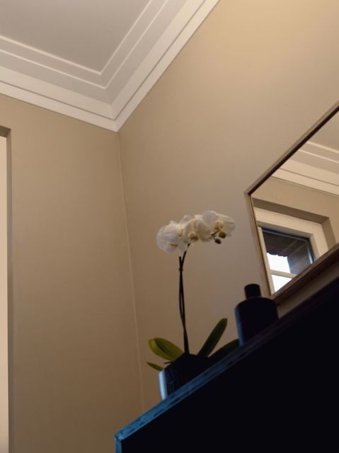 Moldura de gesso para porta