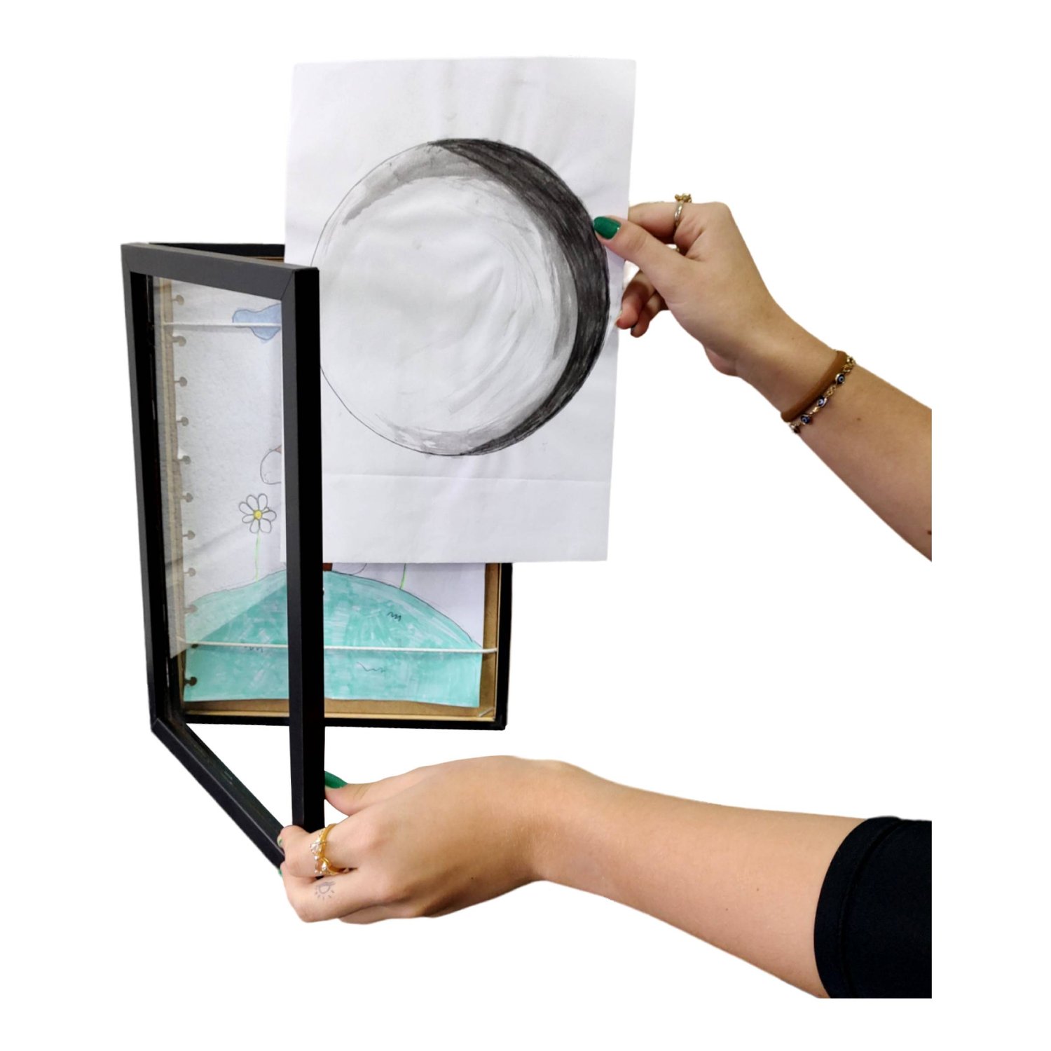 moldura para desenho emoldurado