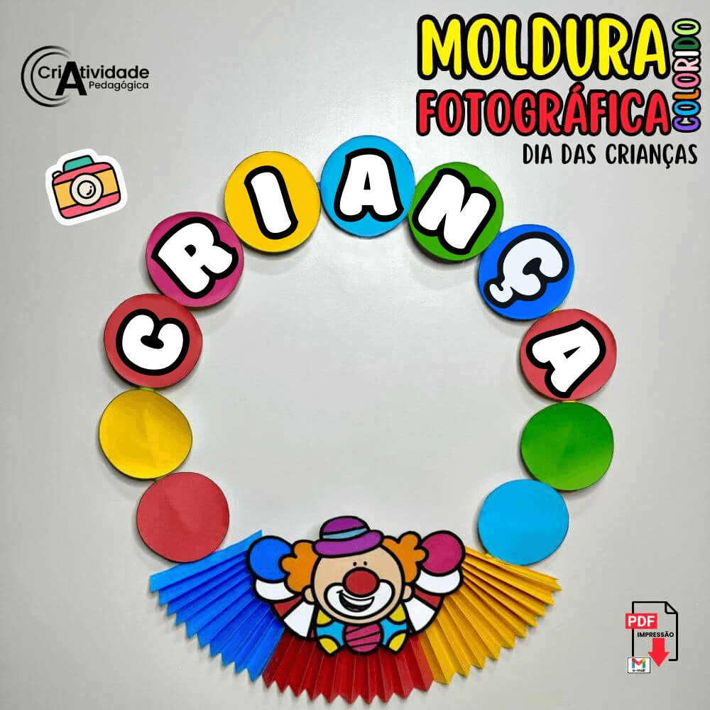 moldura dia das crianças escolar