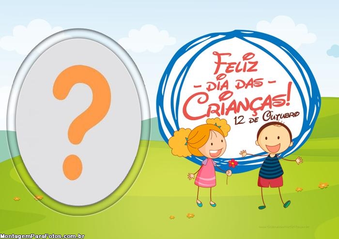 moldura dia das crianças para imprimir