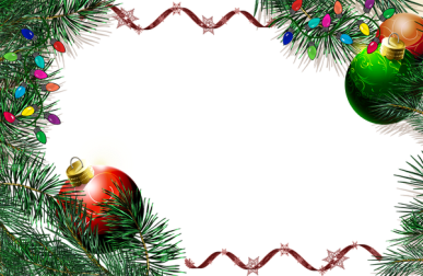 moldura de natal editável
