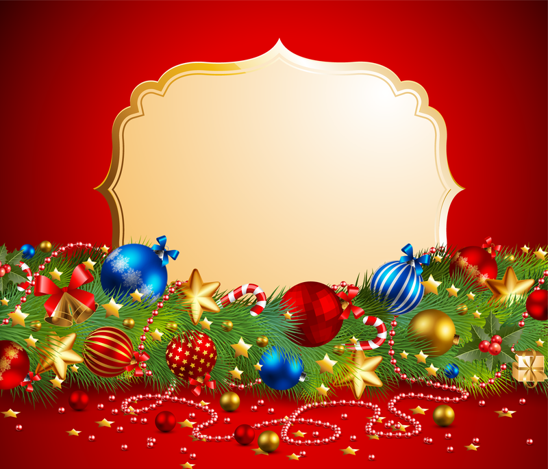 moldura de natal para canva