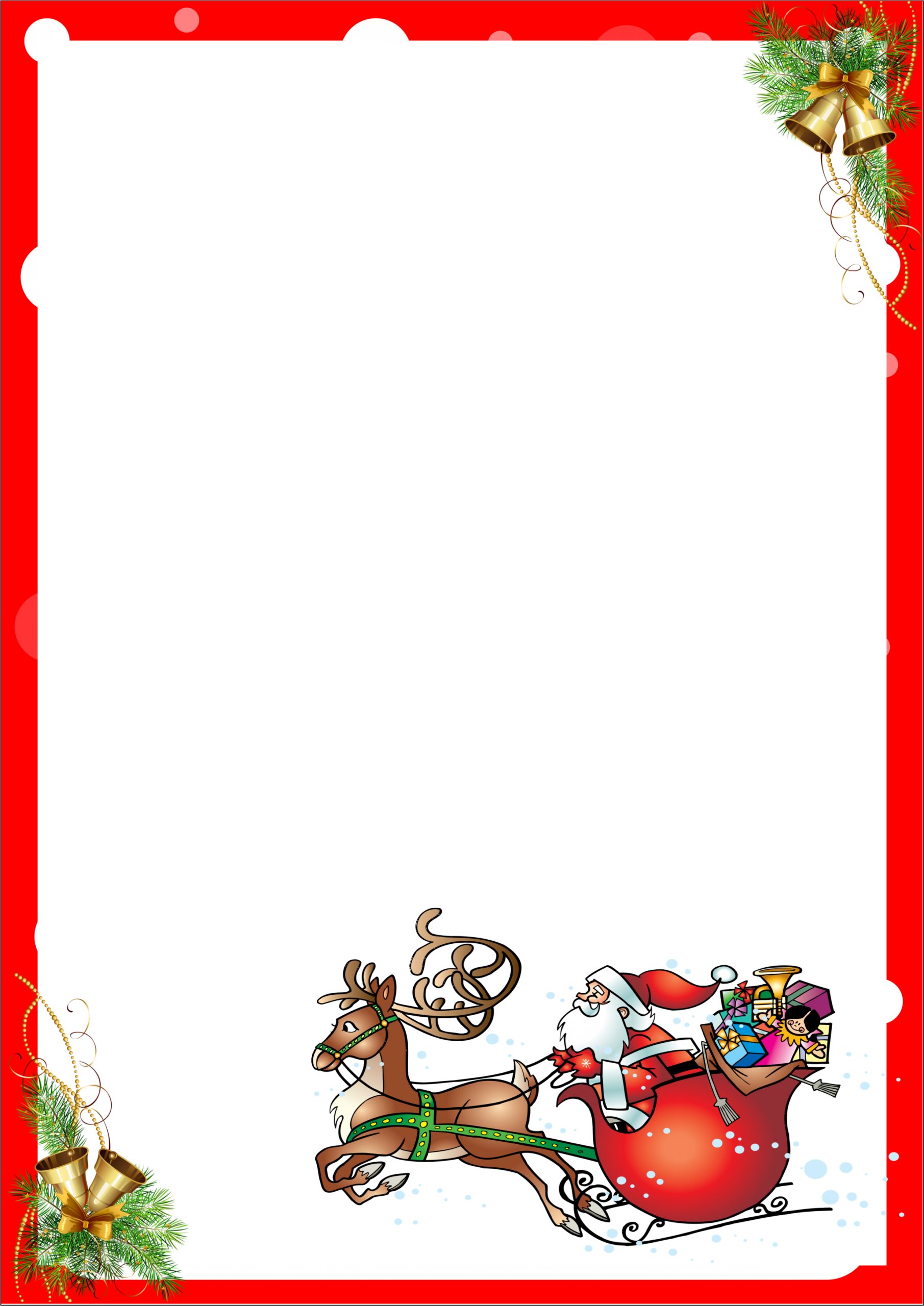 moldura de natal infantil