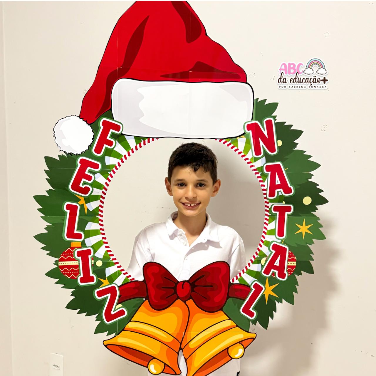 moldura de natal elegante
