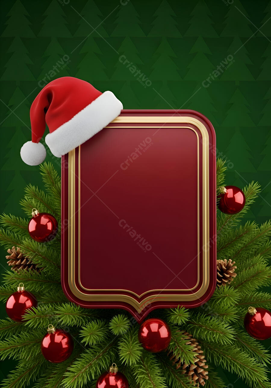 moldura de natal para imprimir