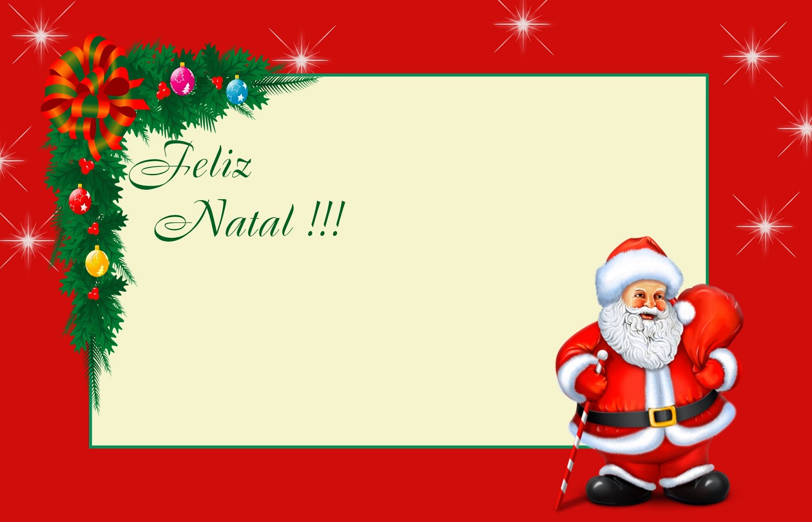 moldura de natal para redes sociais