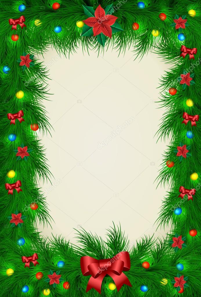 moldura natalina png grátis