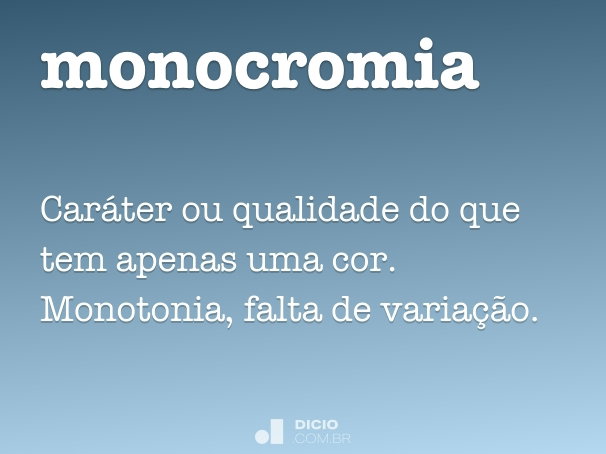 tons de uma cor
