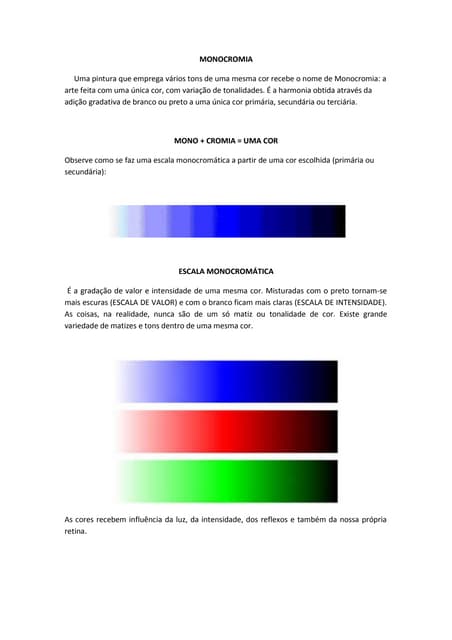 decoração monocromática