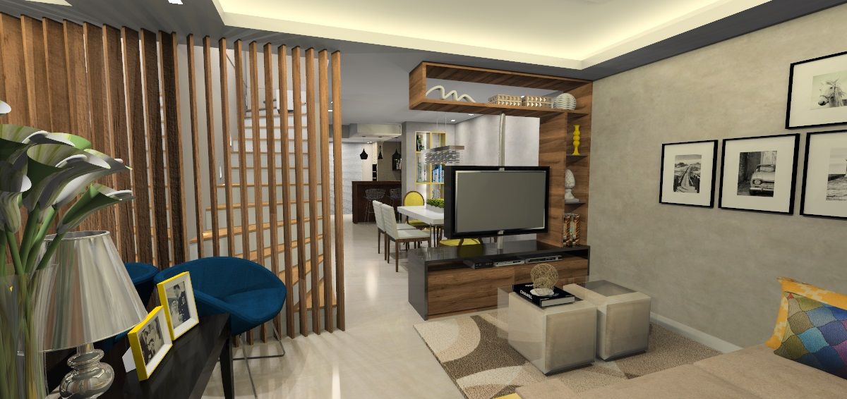 ideias de decoração com materiais naturais para sala