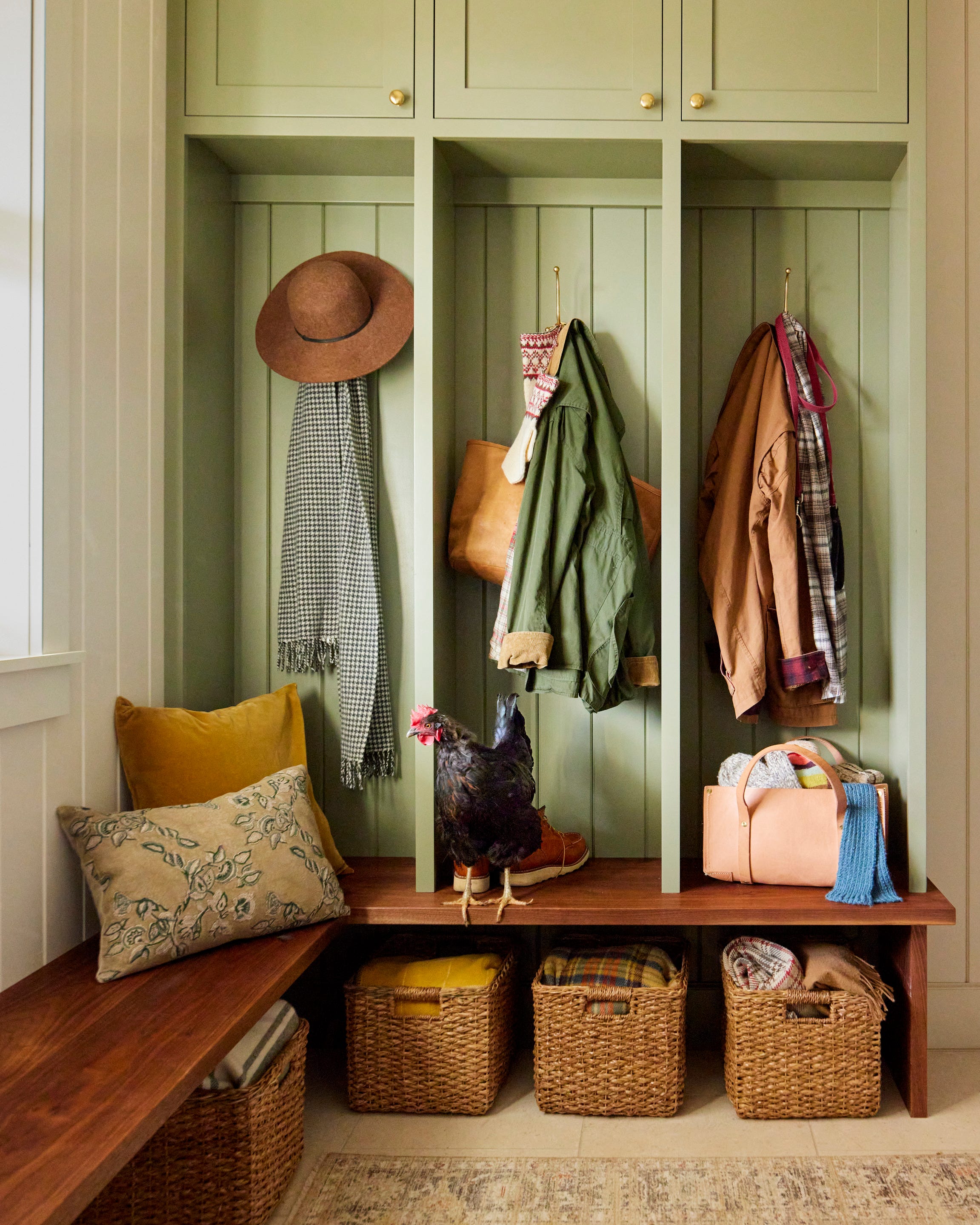 como criar um mud room pequeno