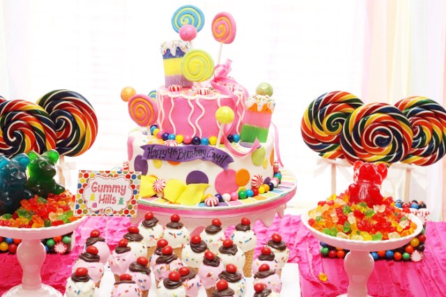 mundo doce decoração simples