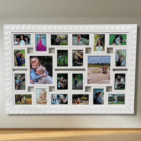mural de fotos com led