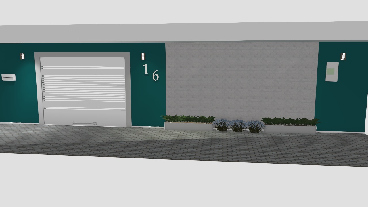 Iluminação de muro externo