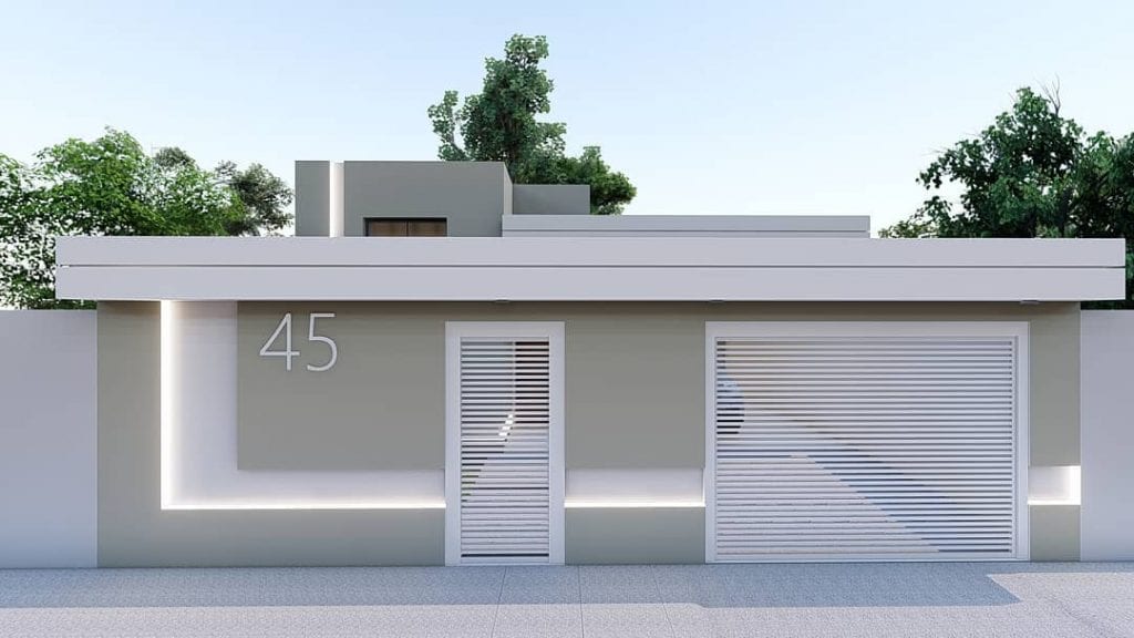 Muro simples 20 metros preço
