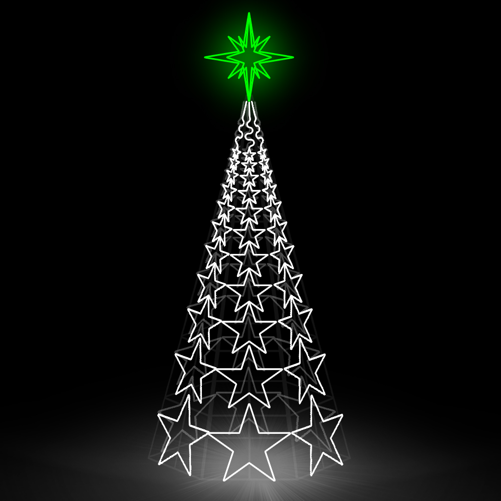 Árvore de natal slim