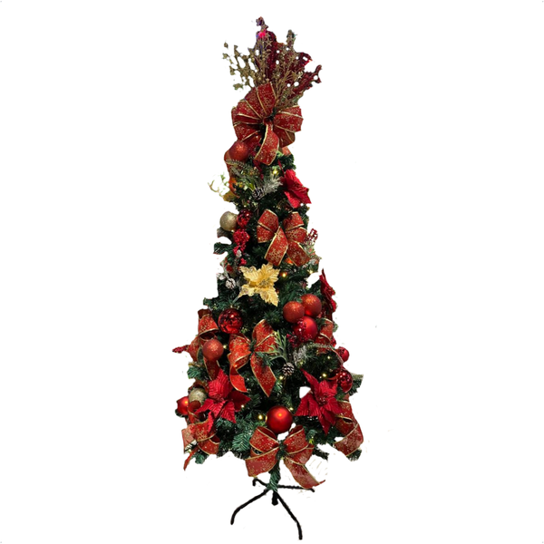 Decoração de árvore de natal pequena