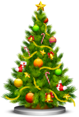 Paleta de cores para árvore de natal