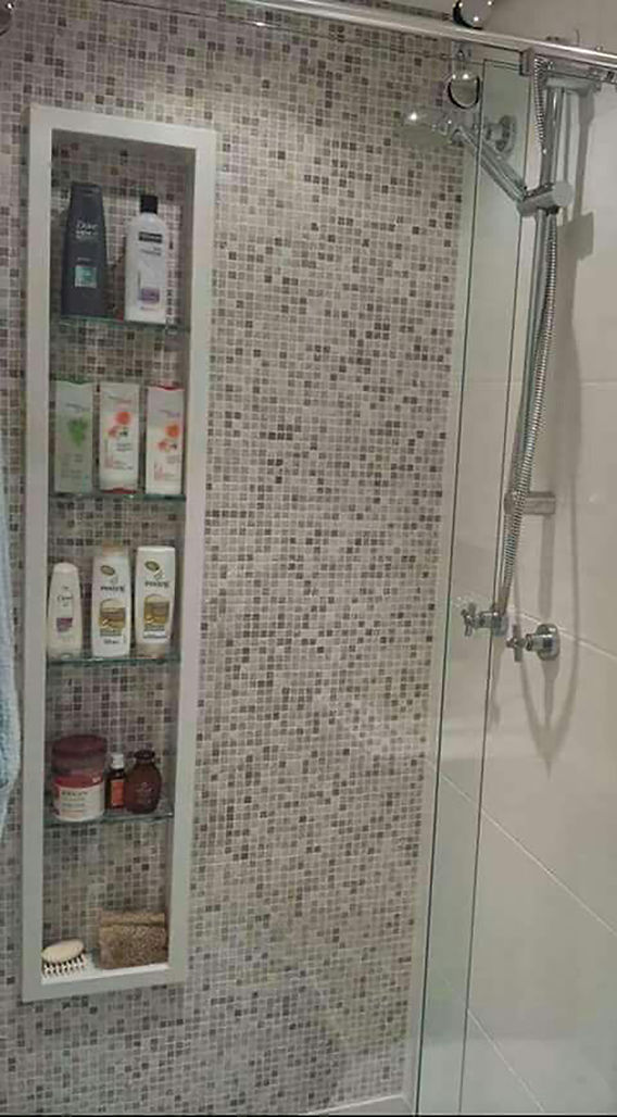 nicho para banheiro 30x40