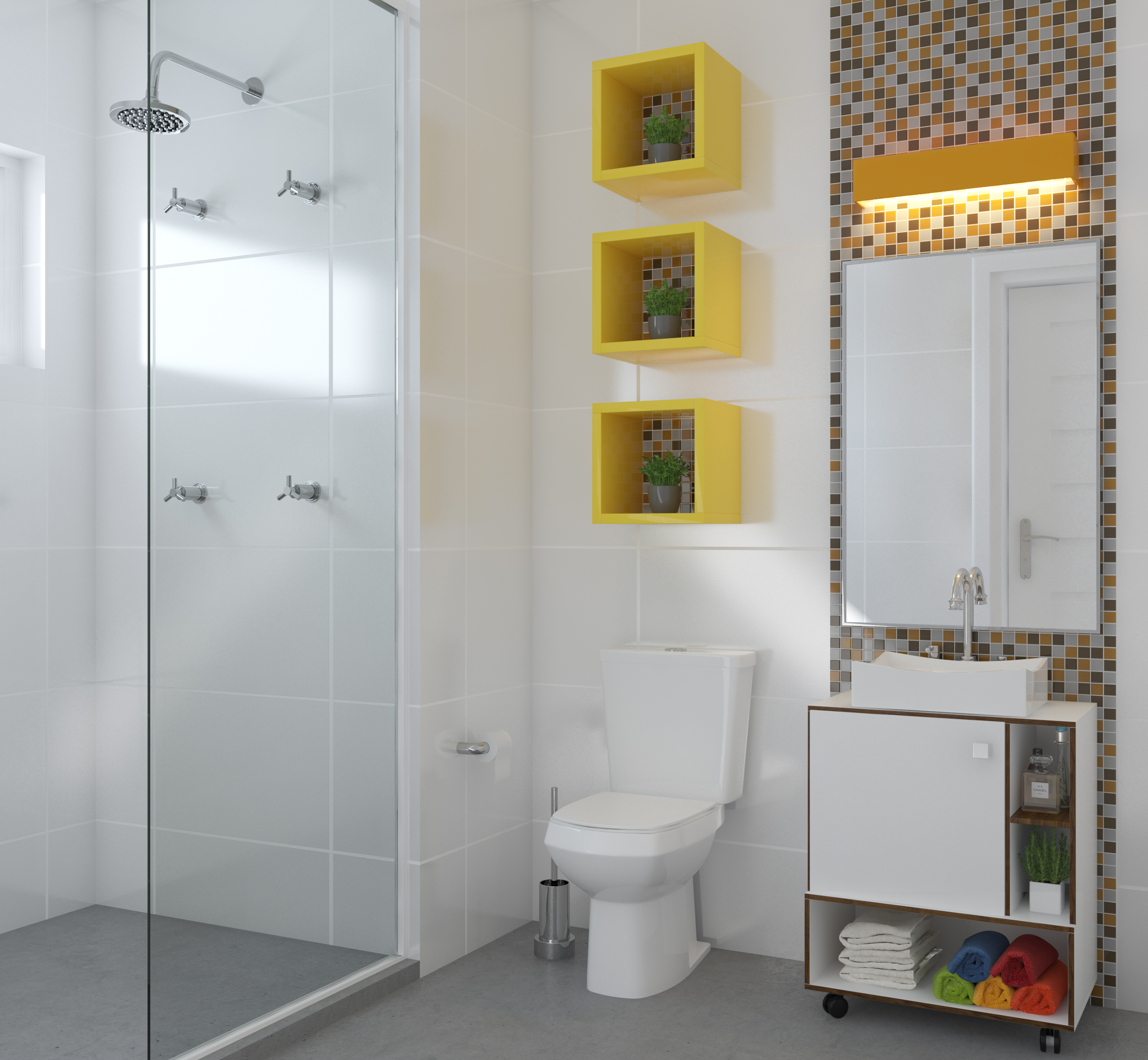 nicho para banheiro 80x40
