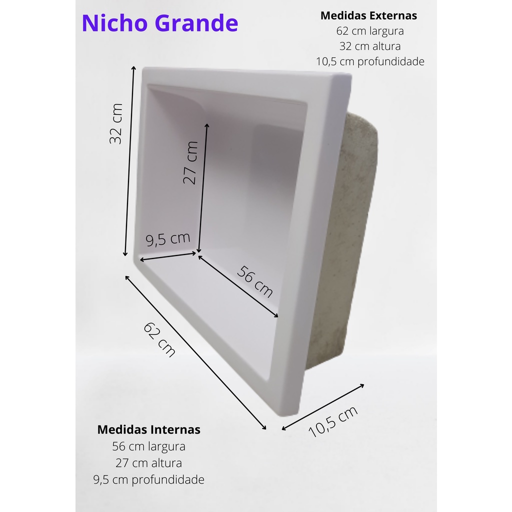 altura nicho banheiro vaso