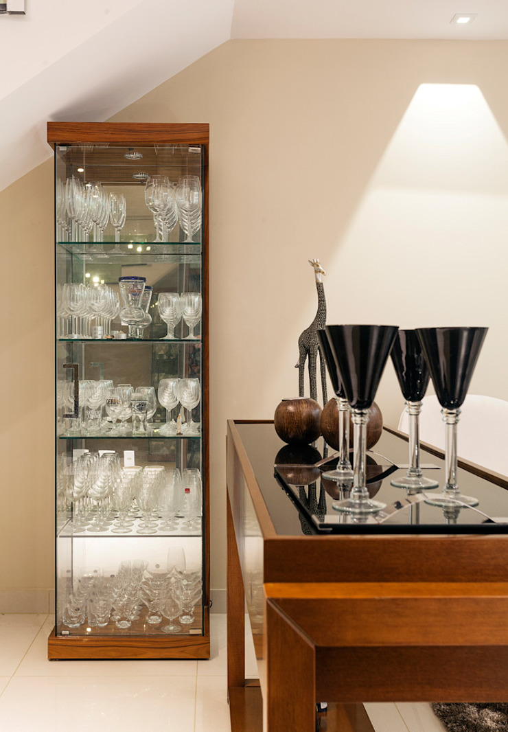 ideias de decoração para cristaleira moderna