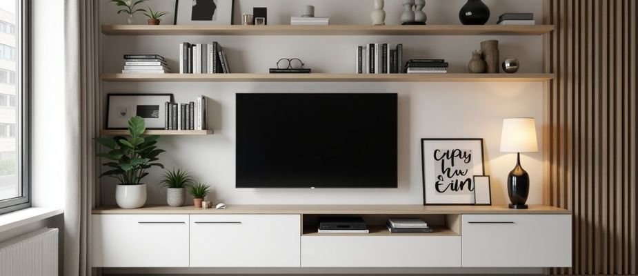 Tendências de Decoração de Rack 2025: Materiais Naturais e Luxo Silencioso