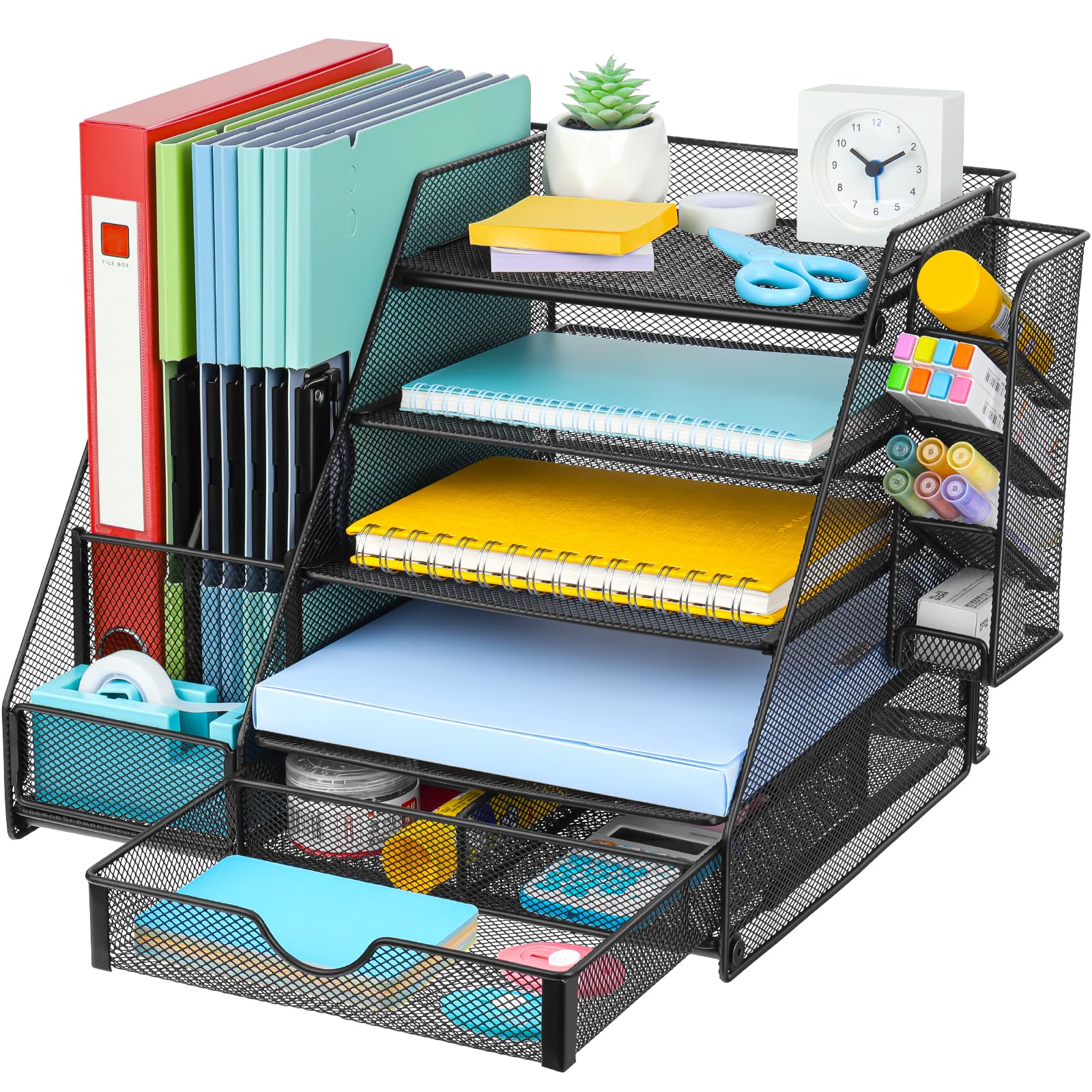 organizador de escritório com gavetas
