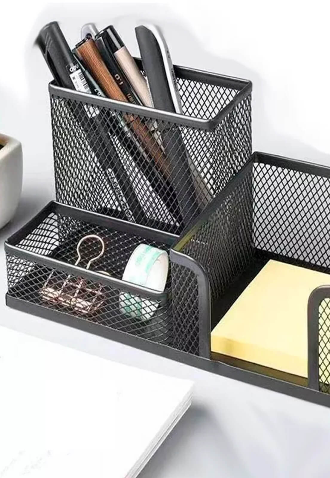organizador de mesa bambu