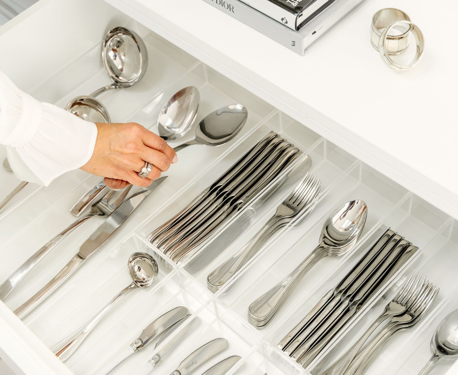 organizador de gaveta de talheres