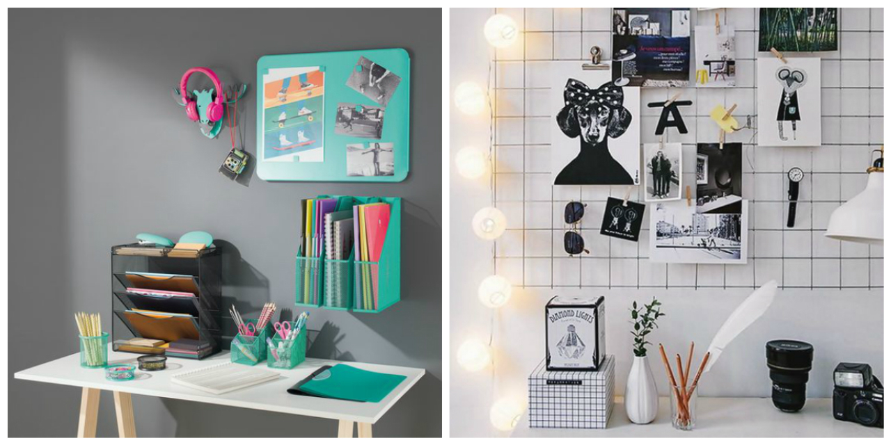 ideias de organizador de escritorio criativo