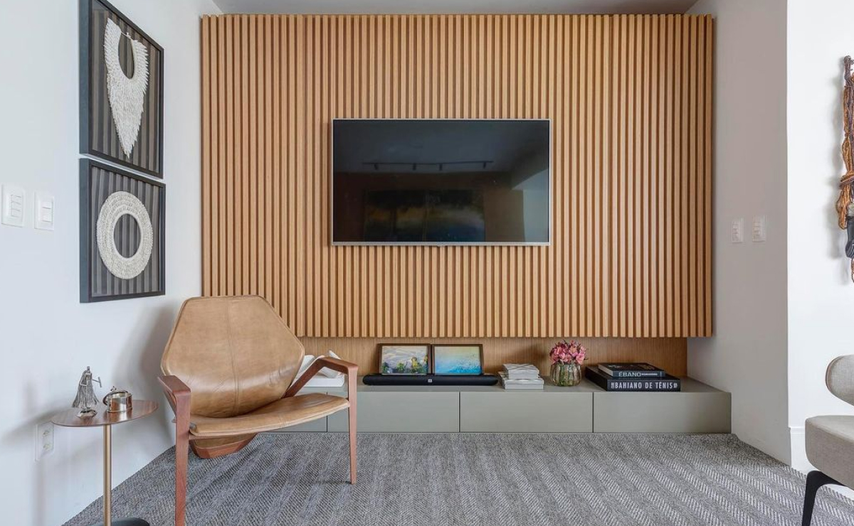 painel de madeira para decoração