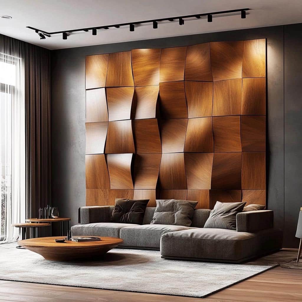 painel de madeira para decoração