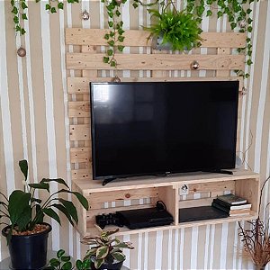 painel de pallet para tv