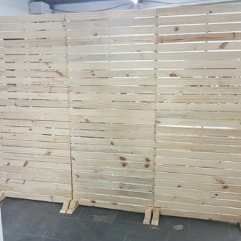 painel de pallet para eventos