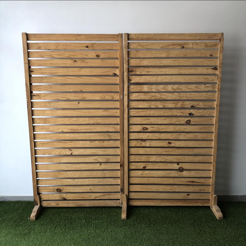painel de pallet diy