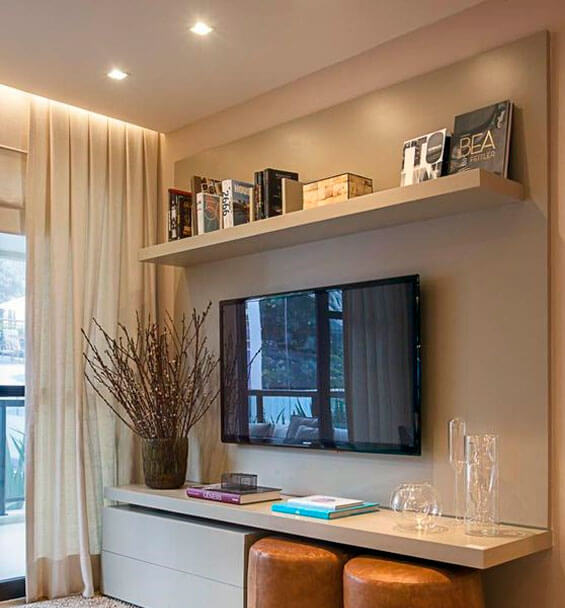 Móvel planejado para sala de TV