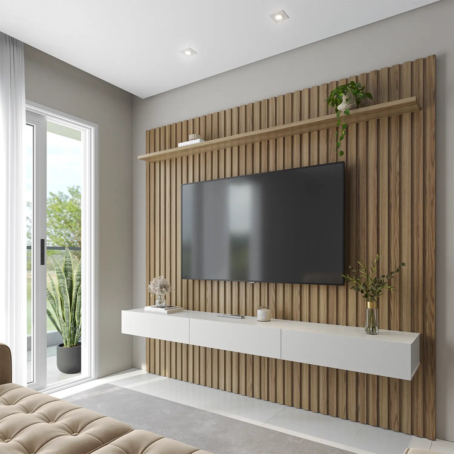 Painel de TV clássico