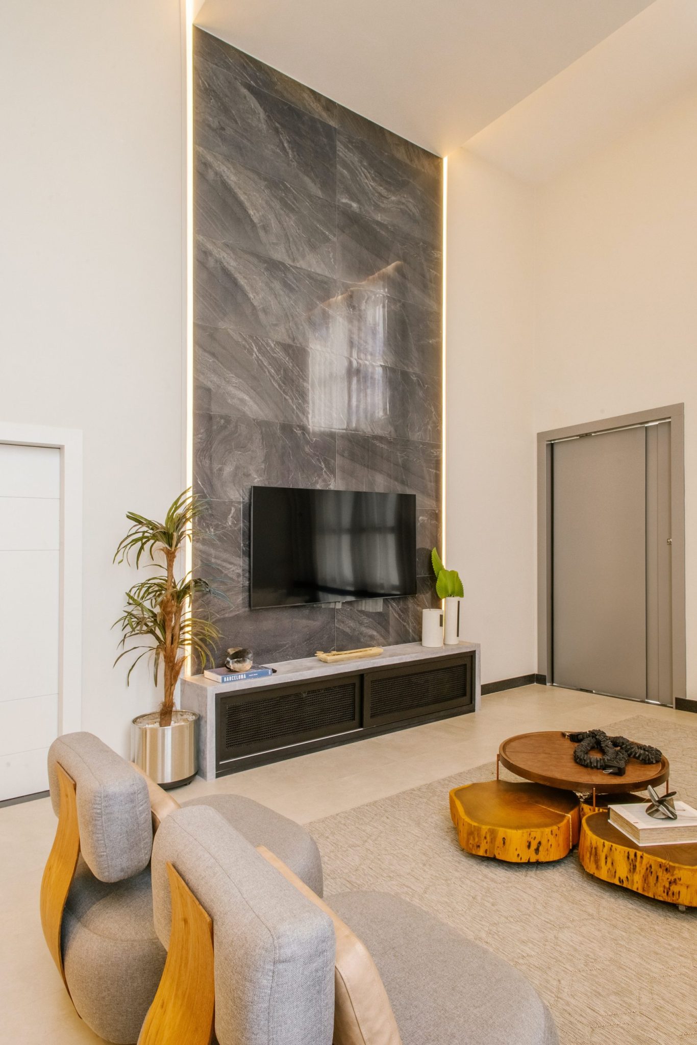 Painel de TV moderno