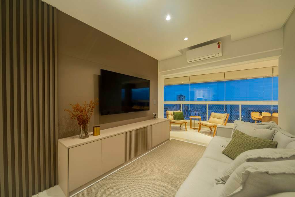 Painel de TV com LED