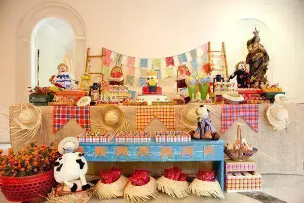 painel decoração de festa junina