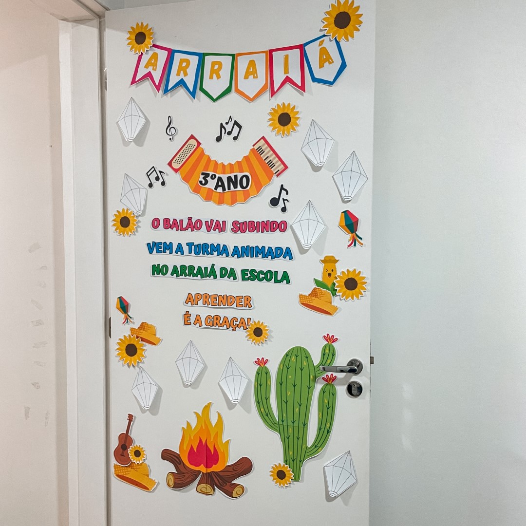 painel decoração de festa junina para escola