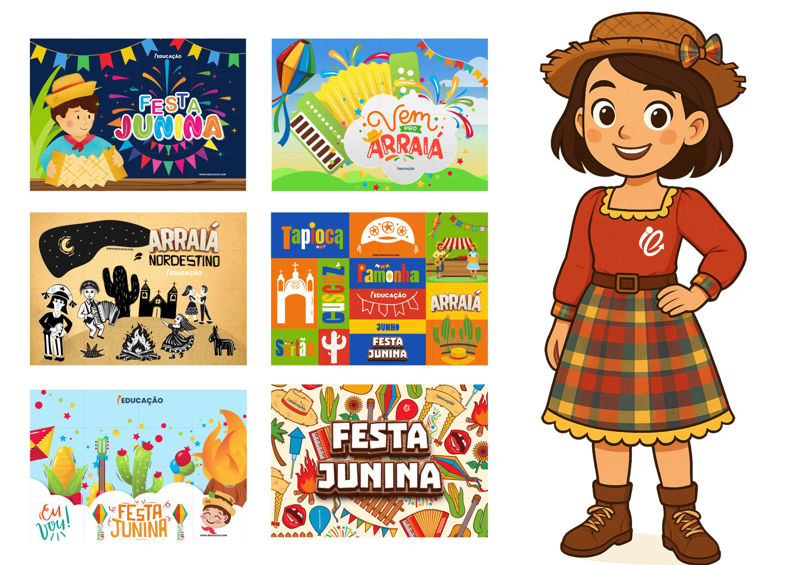 painel decoração de festa junina para escola